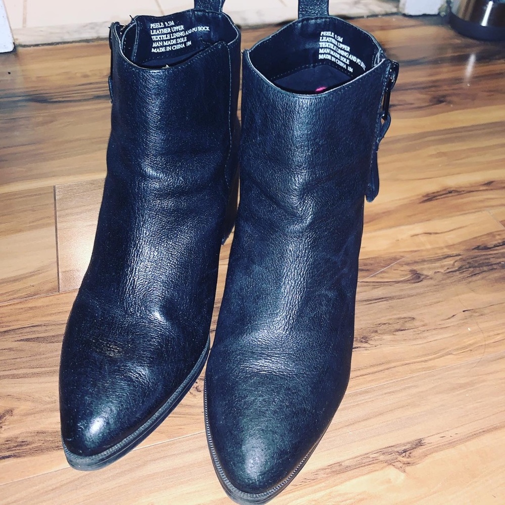 Steve Madden Black Booties